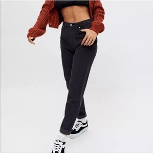 BDG Urban Outfitters Black Corduroy Mom Pants